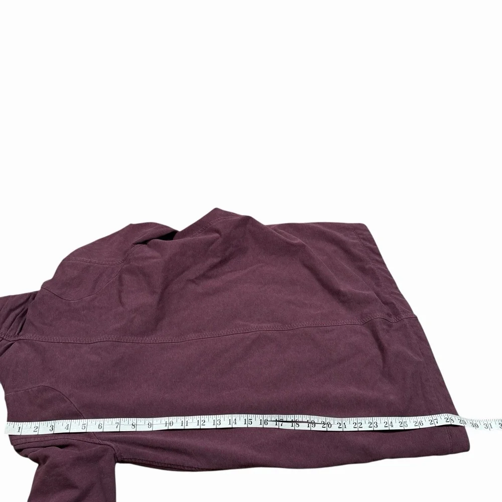 Lululemon That's A Wrap Cardigan Size 4 Heathered‎ Bordeaux Drama Snap